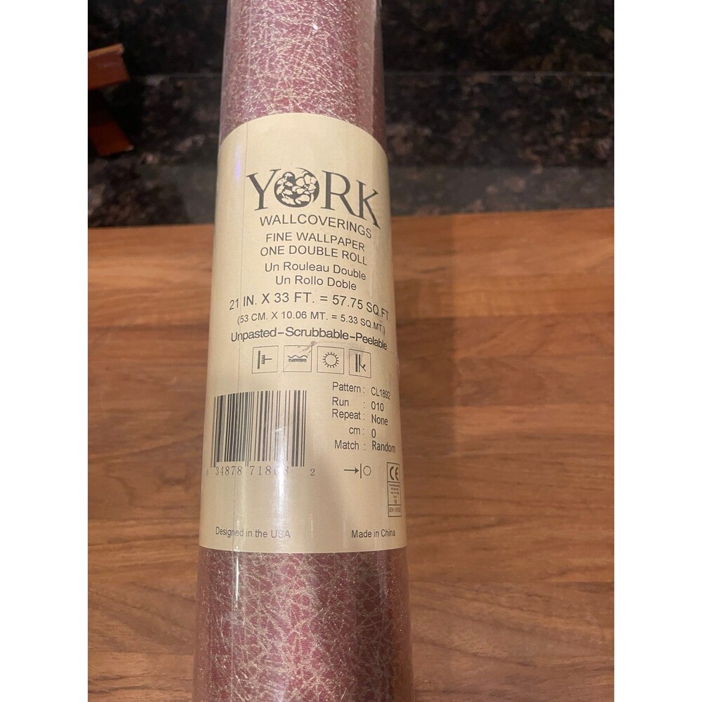York Wallpaper cl1892 tossed fibers